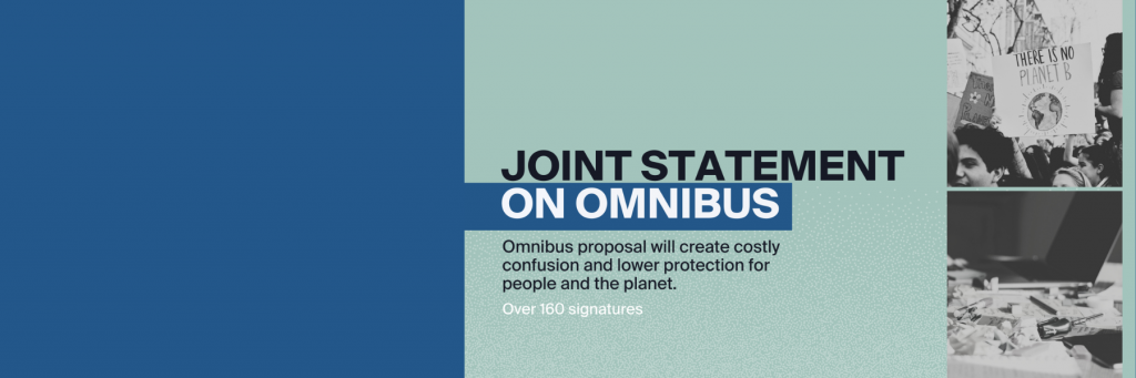 +160 organisations urge decisionmakers to say NO to Omnibus law